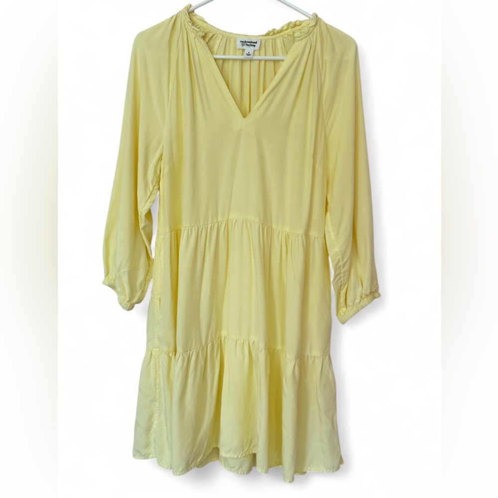 2/$25 The Drop Caralynmirand Yellow Pastel V-Neck Dress